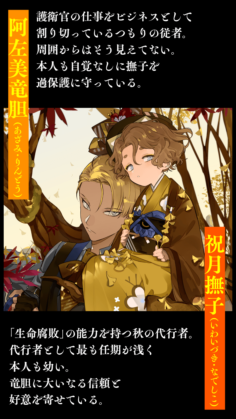 阿左美竜胆/祝月撫子