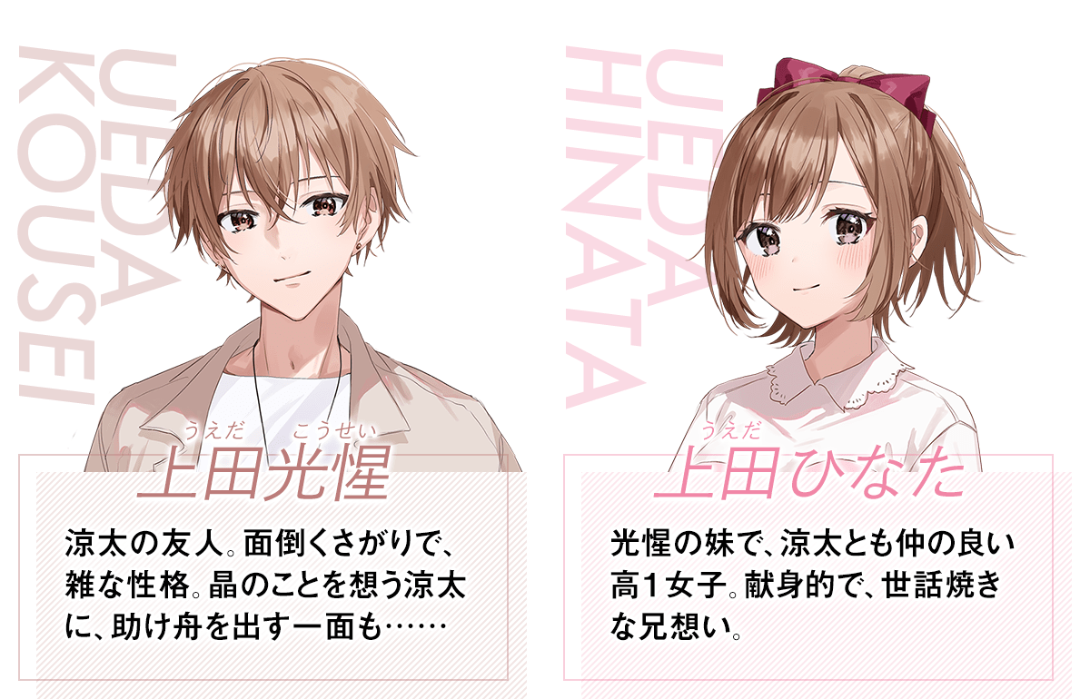 上田光惺（うえだ・こうせい）、上田ひなた