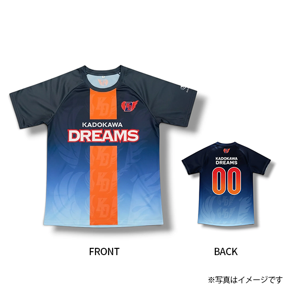 KADOKAWA DREAMS ＜メンバー直筆サイン入り＞ 26-27オリジナルナンバリングサッカーシャツ