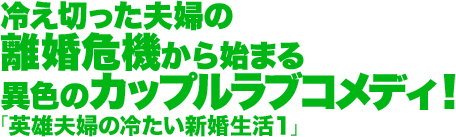 冷え切った夫婦の離婚危機から始まる異色のカップルラブコメディ！/英雄夫婦の冷たい新婚生活１