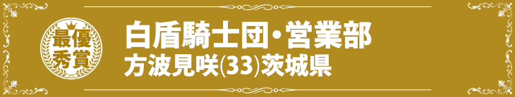 『白盾騎士団・営業部』方波見咲