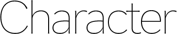 Character