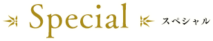 SPECIAL スペシャル