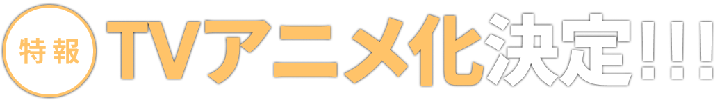 TVアニメ化決定!!!