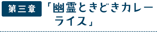 第三章「幽霊ときどきカレーライス」