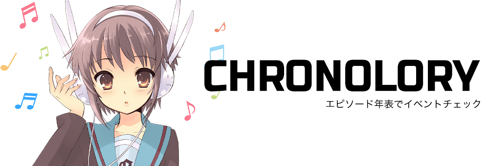 chronology エピソード年表でイベントチェック